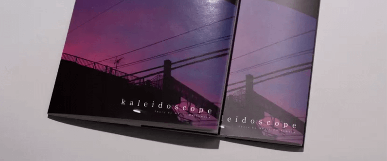 左：クリアPP加工 右：マットPP加工