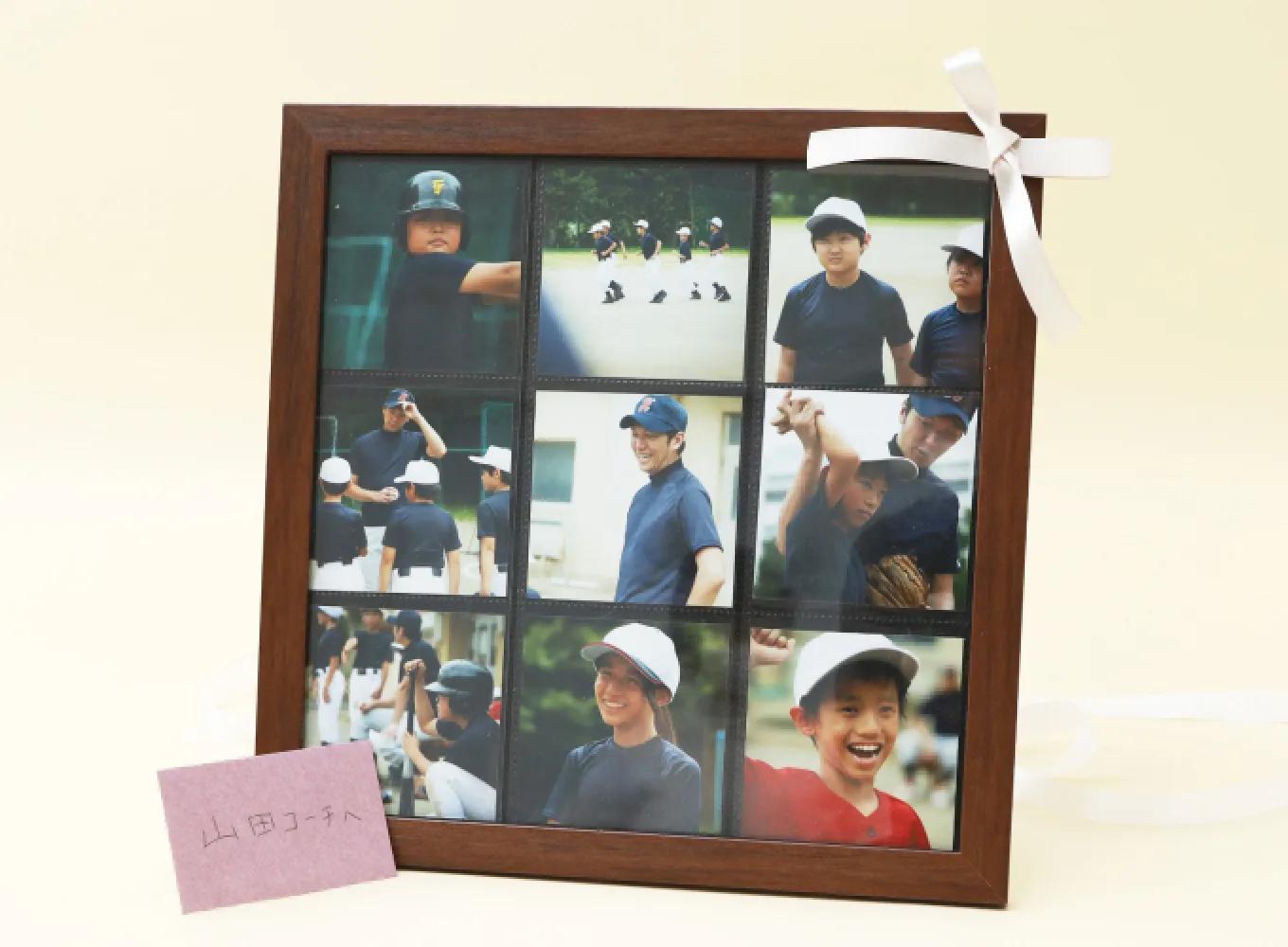 完成!写真プリントに白フチをつけて、メッセージを書き込むのもおすすめ!