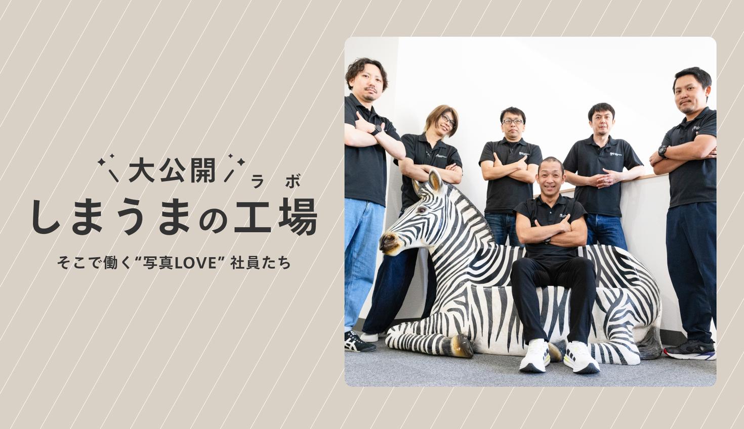 【大公開】しまうま工場＆そこで働く “写真LOVE” 社員たち